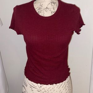 Maroon baby tee!